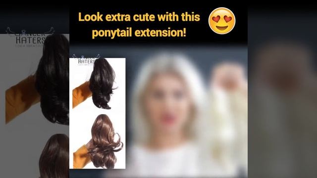 Short Wavy Curly Ponytail Clip on Hair Extensions смотреть онлайн