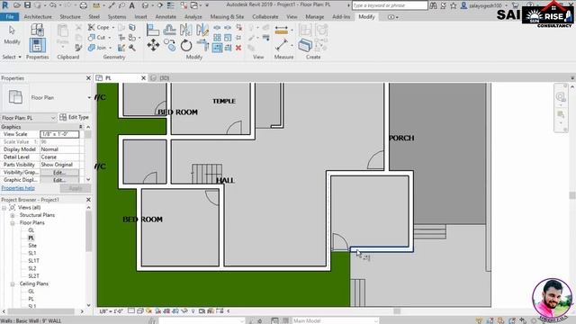 IMPORT AUTOCAD FILE TO REVIT | IMPORT DWG TO REVIT |CREATE WALL FROM 2D PLAN IN REVIT|Er.Yogesh Zal смотреть онлайн
