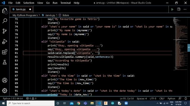Make Your Own Personal A.I Assistant Using Python | Not Click-bait | смотреть онлайн