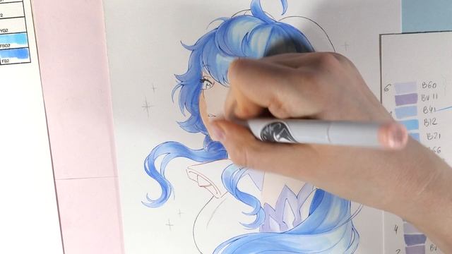 Drawing Ganyu From Genshin Impact смотреть онлайн
