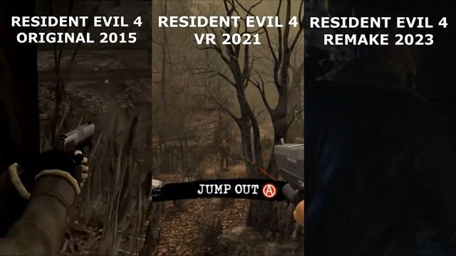RE 4 ORIGINAL VS RE 4 VR VS RE 4 REMAKE