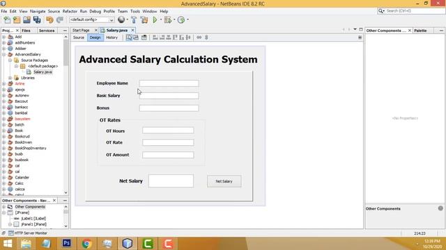 Advanced Salary Calculation System using Java смотреть онлайн