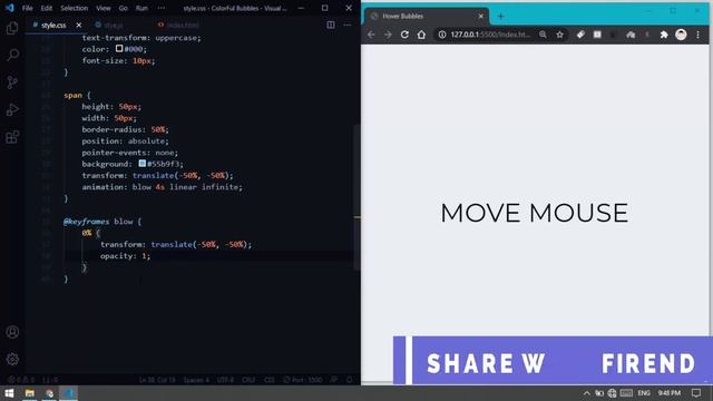 How to create awesome background hover mouse With CSS and Javascript Effect смотреть онлайн