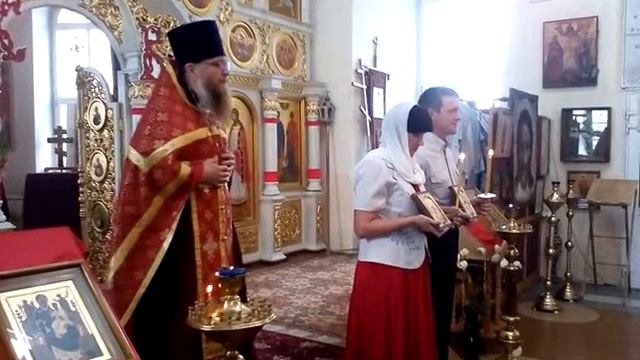 Венчание Александра и Ирины Дзядзио в с.Косулино смотреть онлайн