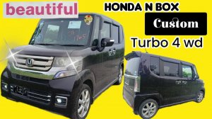 HONDA N BOX  Кастом Турбо 4WD за 600 т.р. Лучший кейкар из Японии !!!