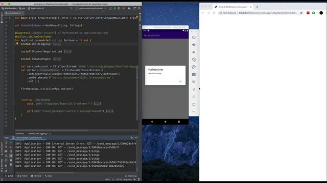 Android Push Notifications + Firebase Cloud Messaging смотреть онлайн
