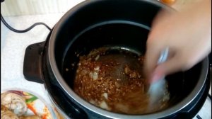 Гречка с курицей в мультиварке скороварке