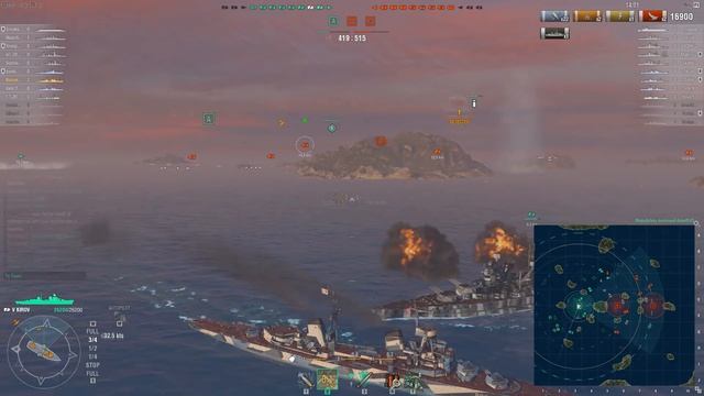 World of Warships - Kirov Tier 5 Russian Cruiser Overview смотреть онлайн