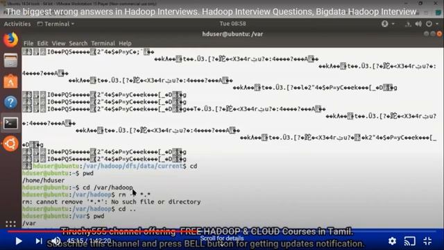 Hadoop Commands, Free Hadoop Course in Tamil, Hadoop distribution, Hadoop Architecture - Session 5 смотреть онлайн