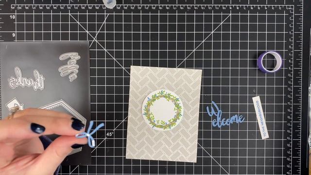 Simple Wreath Card--Wplus9 Welcome Wreath смотреть онлайн