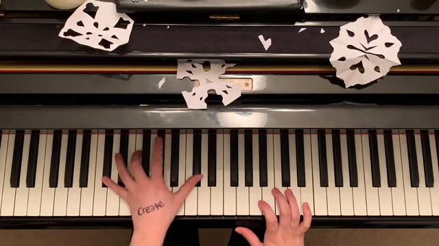 Ice Dance - Piano Tutorial (from Edward Scissorhands) смотреть онлайн