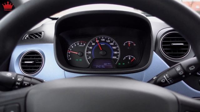 Hyundai i10 1.0i 2016 fuel consumption test 80 and 100 km/h on highway смотреть онлайн
