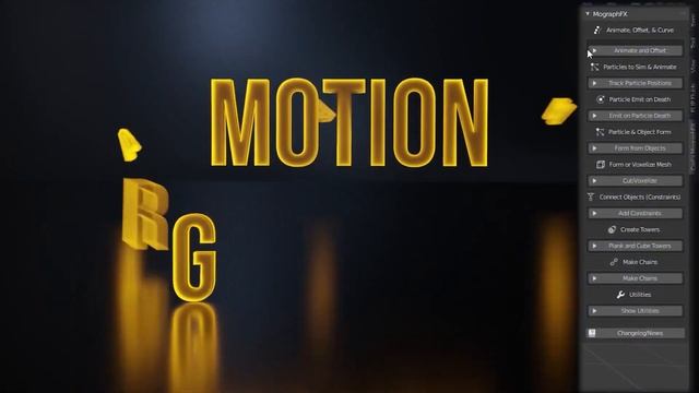 Blender Addon For Motion Graphics & Simulation l MographFX смотреть онлайн