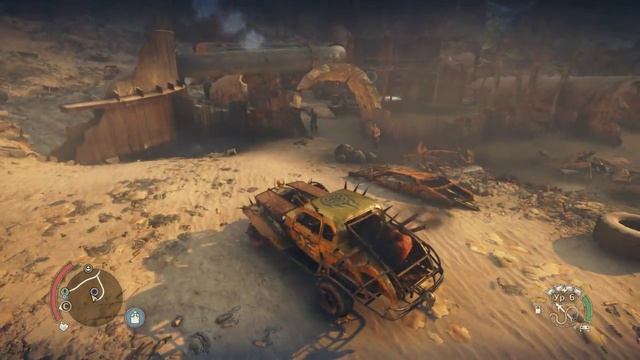 Mad Max - Безумный Макс - 64 - Подвиг на Свалке - Прохождение на 100% смотреть онлайн