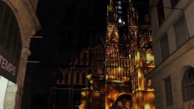 Руанский собор. Светомузыкальное представление смотреть онлайн