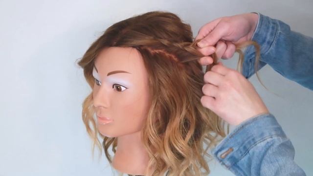 THE BEST HALO BRAID HALF UP | How to Create this Easy Hairstyle for Your Wedding or Prom Tutorial смотреть онлайн