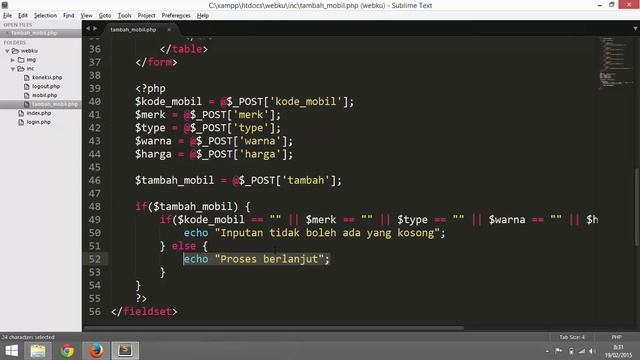 Membuat Input dan Tampil Data dengan PHP + MySQL (5) смотреть онлайн
