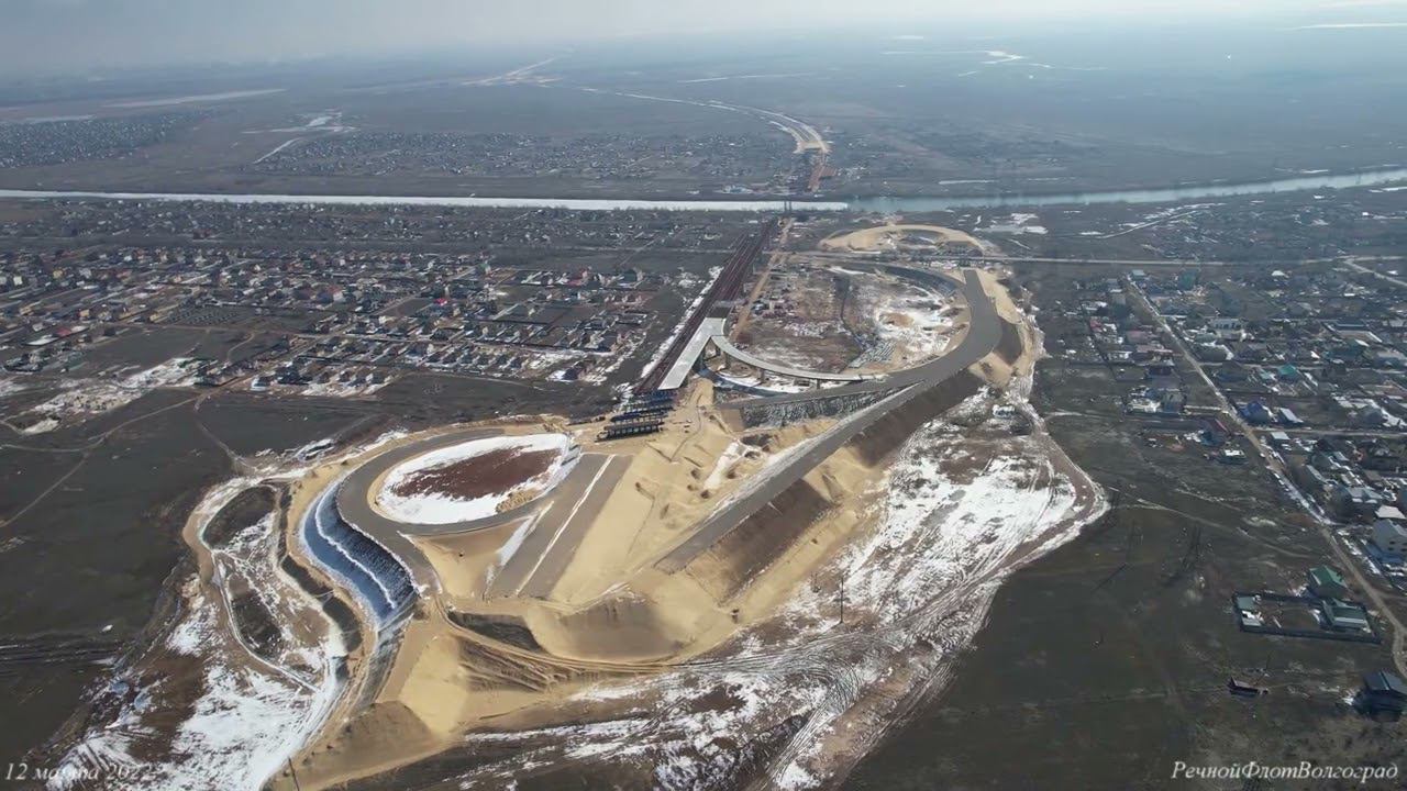 Объездная дорога Волгограда и новый мост через ВДСК смотреть онлайн