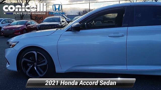 Certified 2021 Honda Accord Sedan Sport, Conshohocken, PA H241242A смотреть онлайн