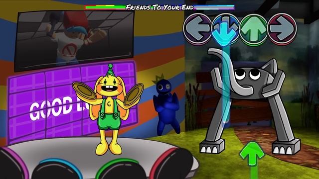 FNF Poppy Playtime Characters Vs Garten Rainbow Friends | Friday Night Funkin Mod Roblox смотреть онлайн
