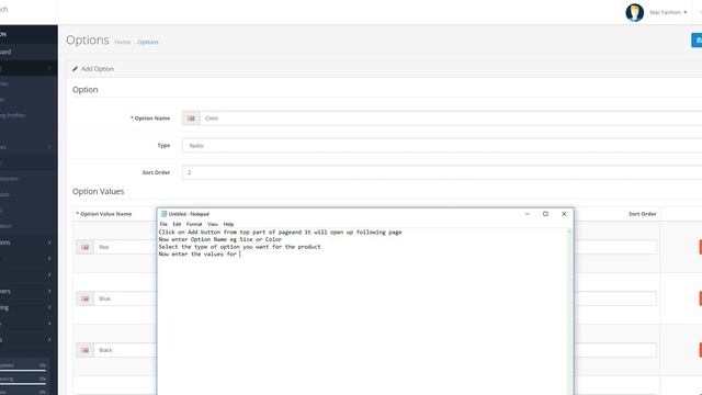Set product color and size option in opencart 3.0.2 смотреть онлайн