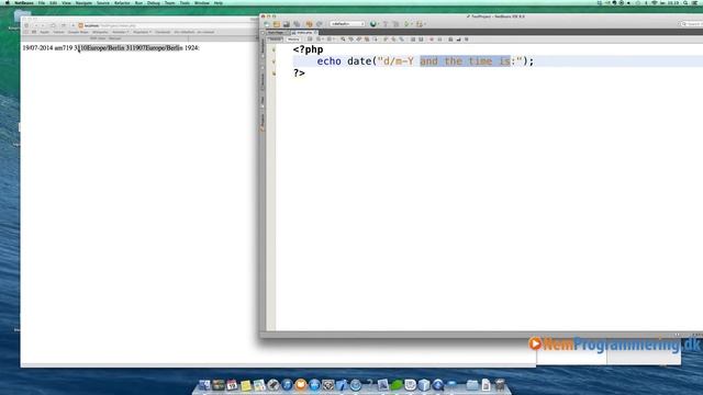 PHP Guide / Tutorial #20 - Date og time funktionen i PHP смотреть онлайн