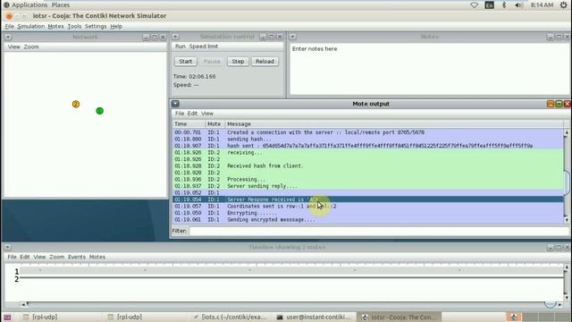 Cooja Project Demo : Secure Communication between IoT nodes. смотреть онлайн