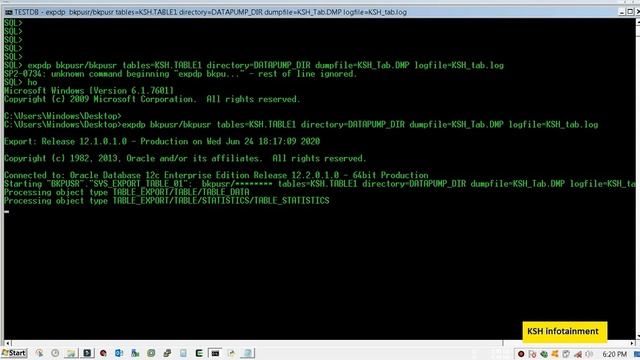 #2 Table Export - Oracle Datapump Series смотреть онлайн