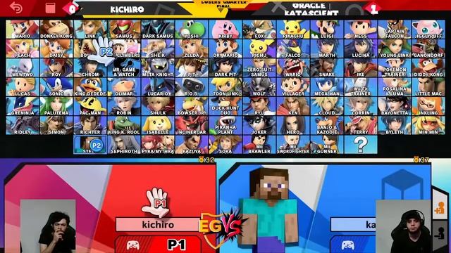 EGVS Weekly #37 Losers Quarter - Oracle | Katascient (Steve) Vs. Kichiro (Sonic,Min Min) смотреть онлайн
