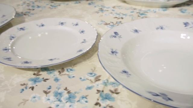 "Bernadotte" Синие цветочки by Vivid Home смотреть онлайн