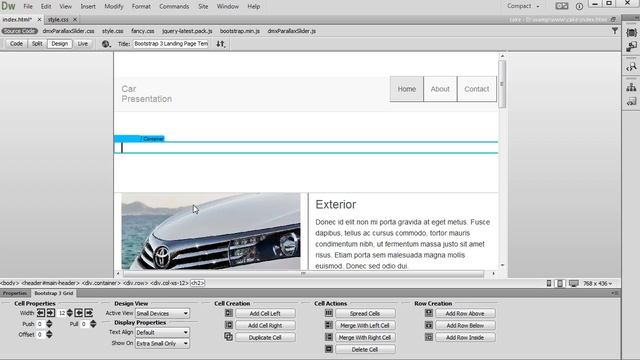Using HTML5 Parallax Slider on Responsive Bootstrap 3 Pages смотреть онлайн