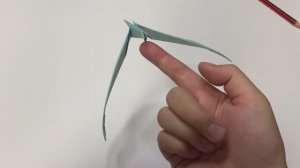 Птица-балансир оригами - Как сложить бумажную птицу, которая всегда сохраняет равновесие из бумаги