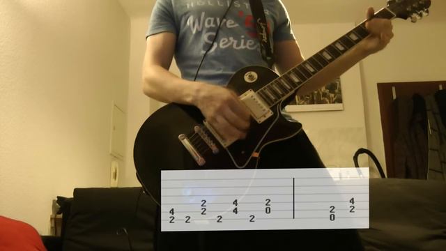 Steel Panther - Eyes of a Panther [Guitar Cover with Tabs] смотреть онлайн