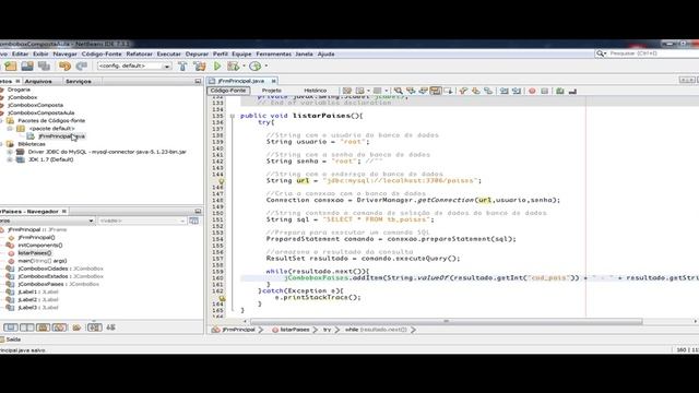 Construindo uma combobox composta JAVA - NetBeans смотреть онлайн