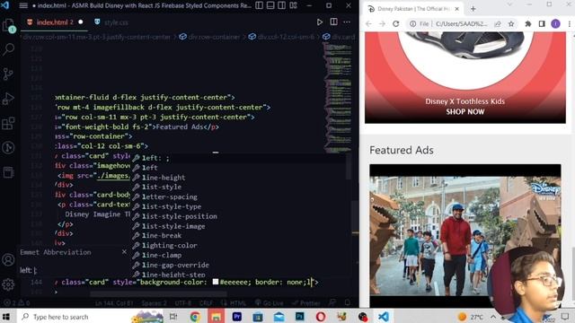 ASMR | Build Disney+ with React JS (Firebase + Styled Components + Redux) In Urdu / Hindi смотреть онлайн
