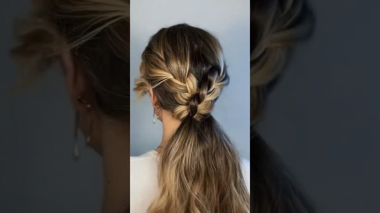 А ты что предпочитаешь? #косички #хвостик #распущенныеволосы смотреть онлайн