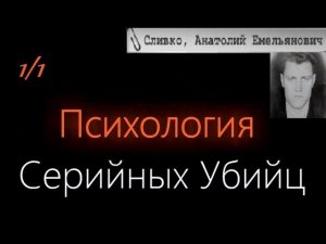 Психология Серийных Убийц — Анатолий Емельянович Сливко