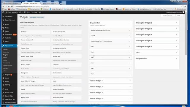 WordPress Avada Theme - Adding and Removing Sidebars смотреть онлайн