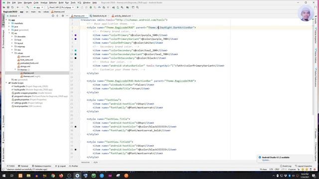 Tips Mengubah warna button pada library material design Android смотреть онлайн