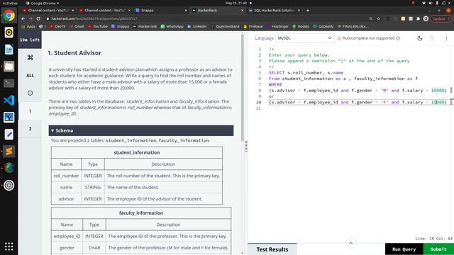 SQL (Basic) Certification | Hackerrank Certifications смотреть онлайн