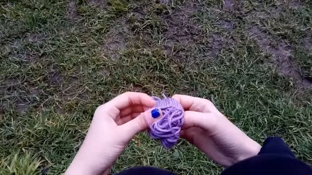 DIY/Елочная игрушка#/ Шапочка из ниток / Мастер класс / Time Diy ? смотреть онлайн