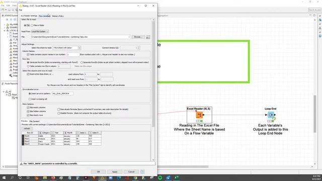 Knime - Combining Multiple Excel Tabs/Sheets смотреть онлайн