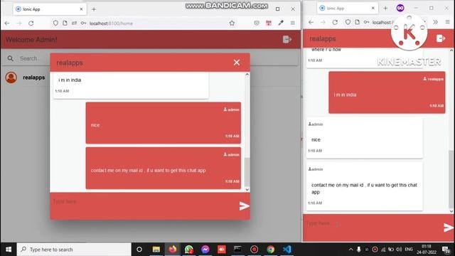 A realtime chat application in ionic framework with firebase database смотреть онлайн