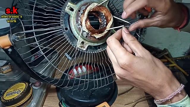 Table Fan Repair humming Problem, मोटर घूम नहीं रहा. Table fan Motor Repair s.k electronic's work смотреть онлайн