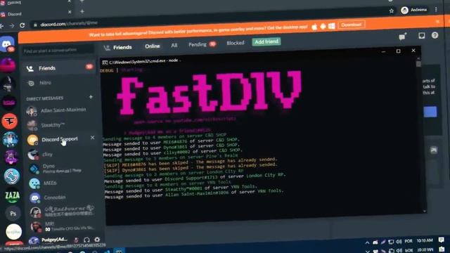 1k members per day FASTDIV THE BEST DIVULGATION SELFBOT ? OPEN SOURCE смотреть онлайн