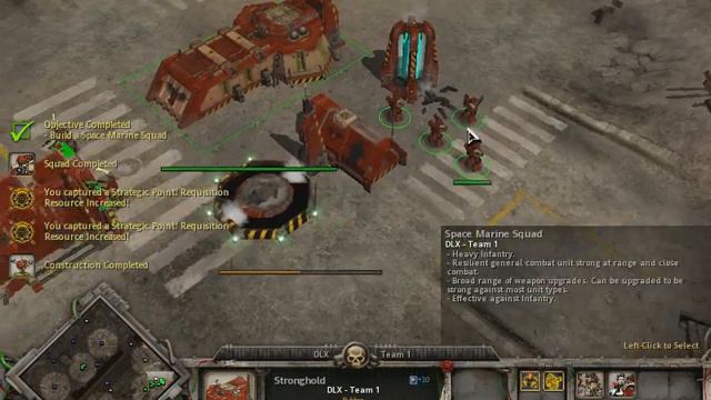 [WH40K] Dawn of War - Tutorial [Space Marine] speedrun in 7:15 смотреть онлайн