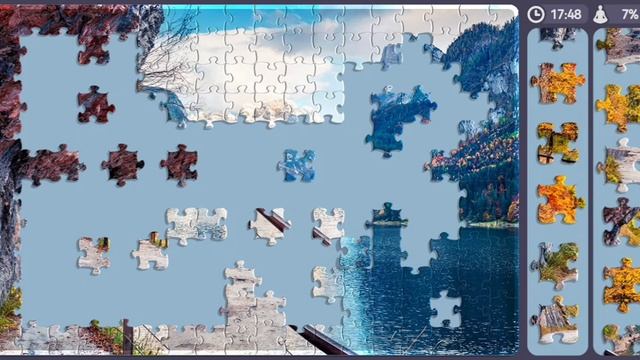 Relax Puzzles! Пазлы! Австрийские Альпы /216 фрагментов смотреть онлайн