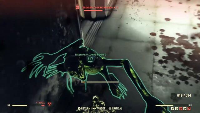Fallout 76 Legendary Glowing Wendigo смотреть онлайн
