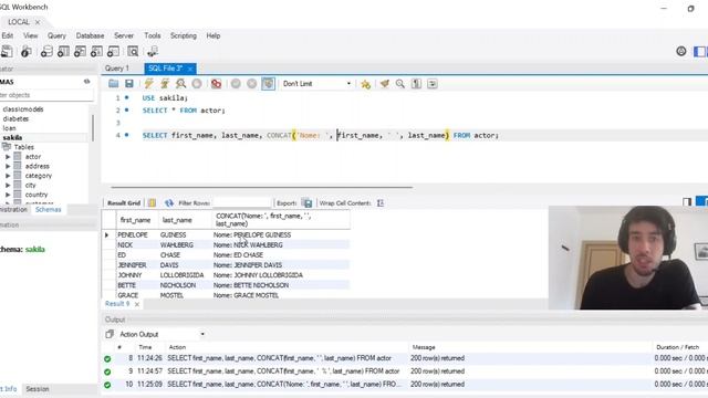 Introdução ao SQL - Strings (Concat e Concat_WS) смотреть онлайн