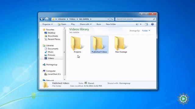 Creating a folder structure for your files, projects, and videos смотреть онлайн